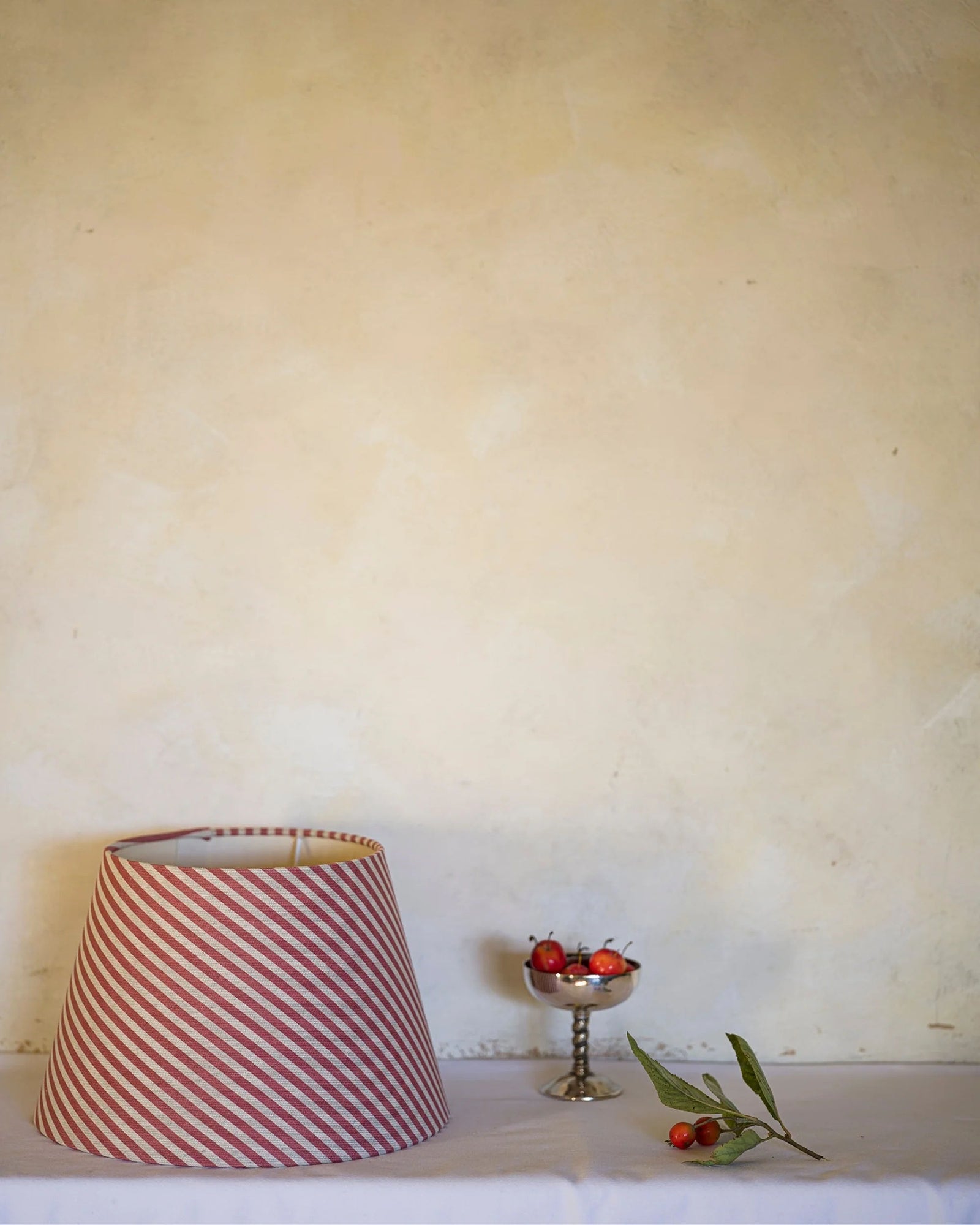 The Linen Card Lampshade In Crabapple