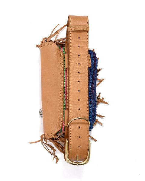 MSHIPI: Tie-Dye Fringed Bum Bag
