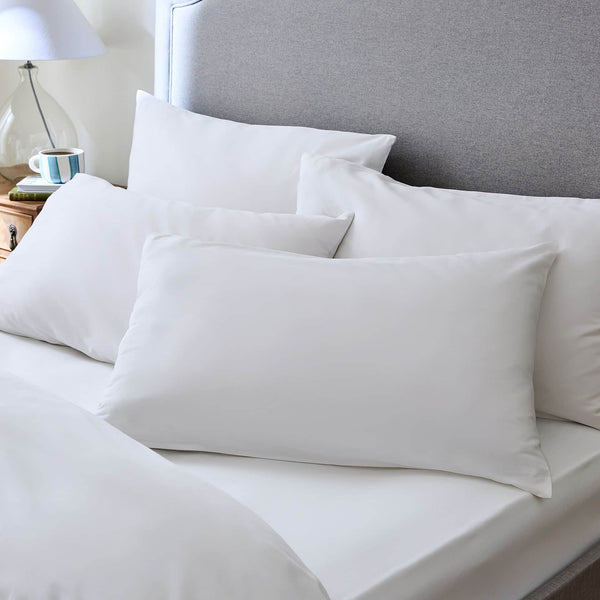 Luxury Organic Cotton White Perfect Fitted Sheet