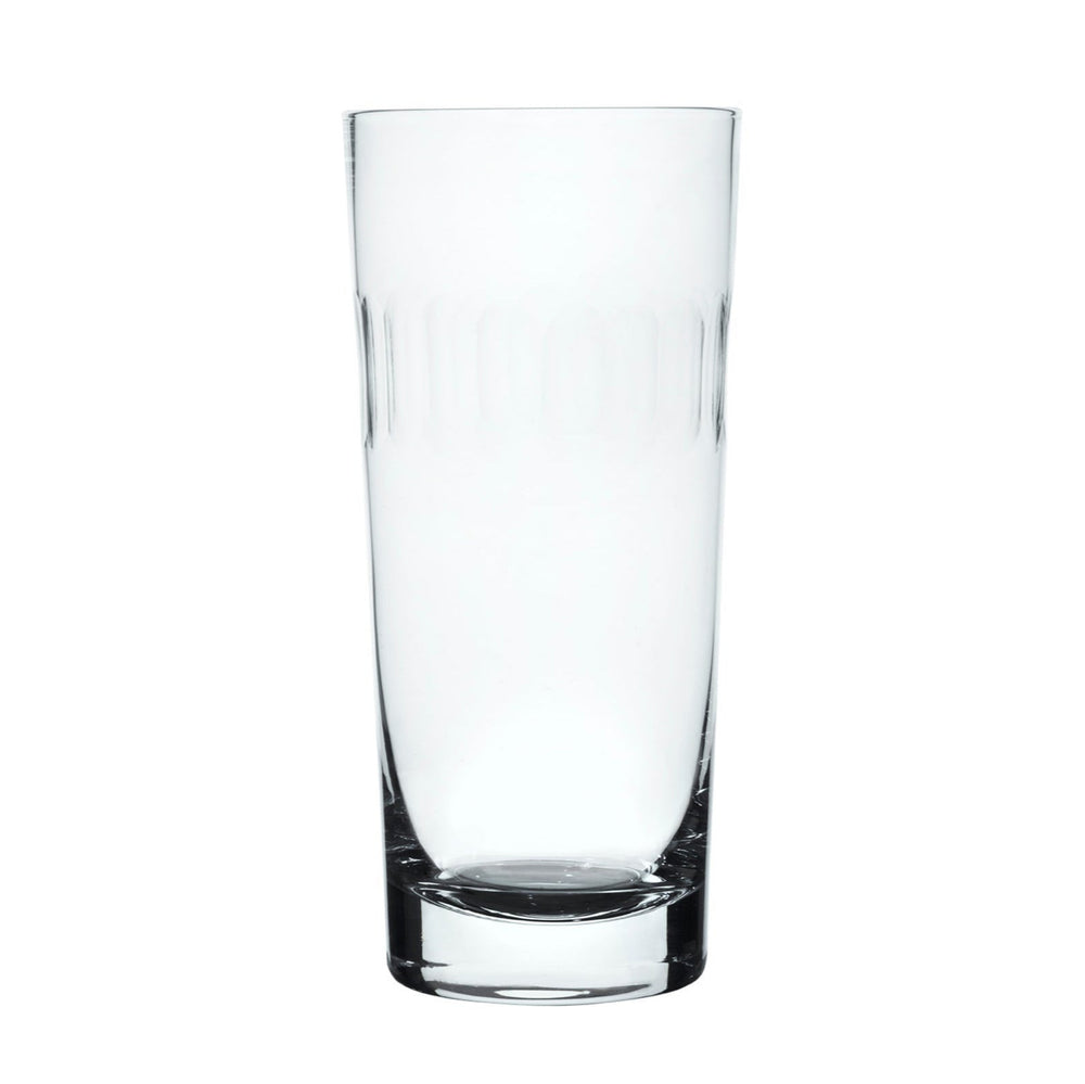 A Set Of Four Crystal Highballs with Lens Design