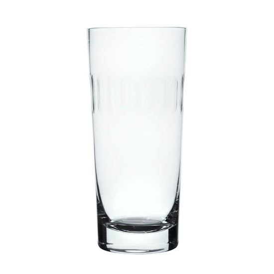 A Set Of Four Crystal Highballs with Lens Design