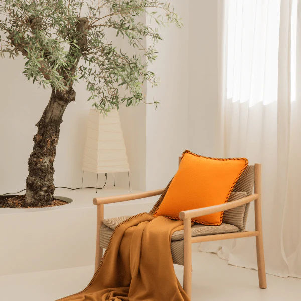 Viso Merino Pillow Orange