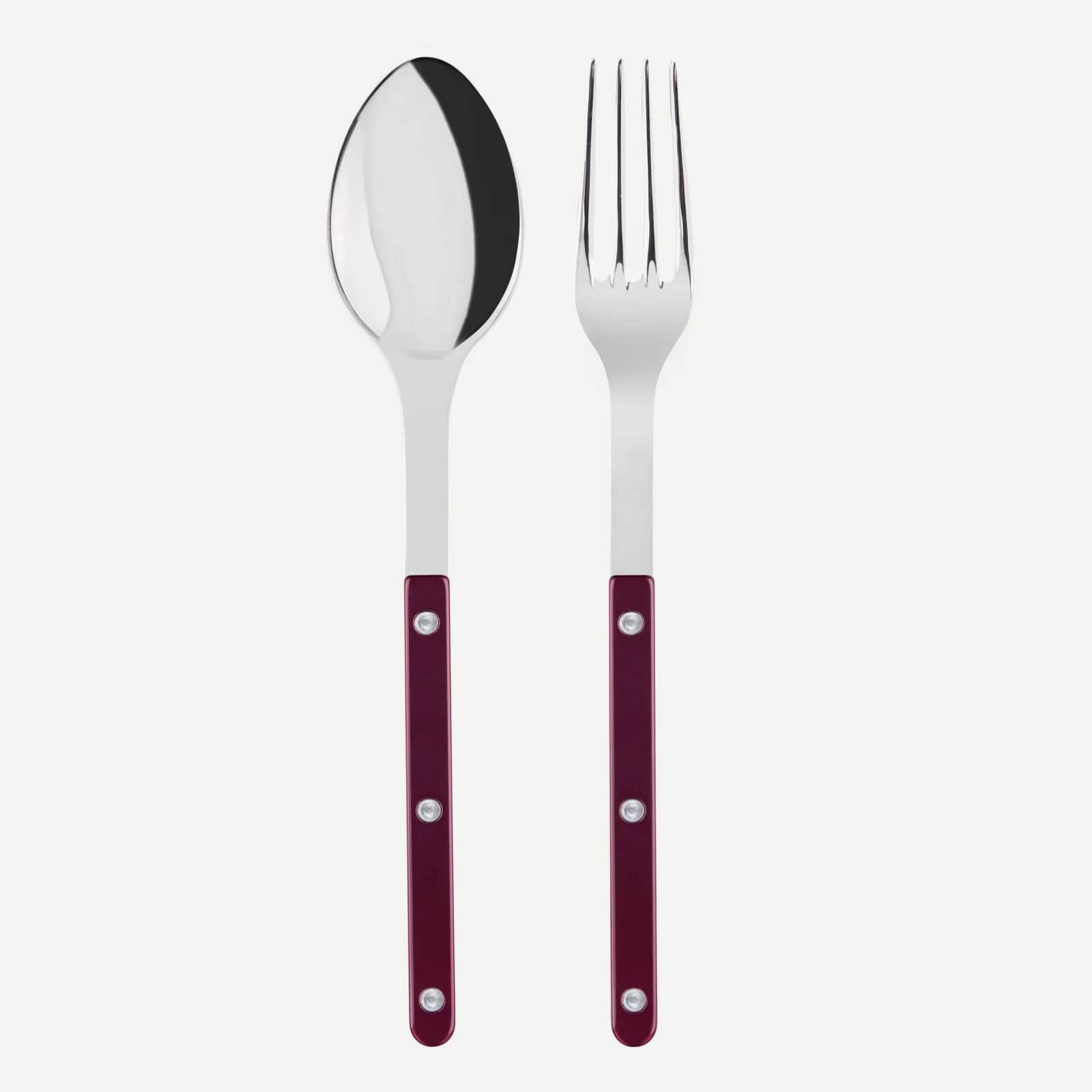 Bistrot Pearly Serving Set, Aubergine
