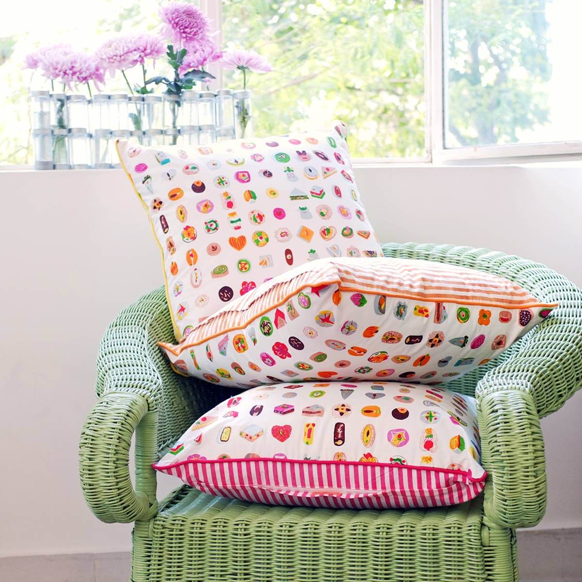 Yellow Mithai Cushion Cover