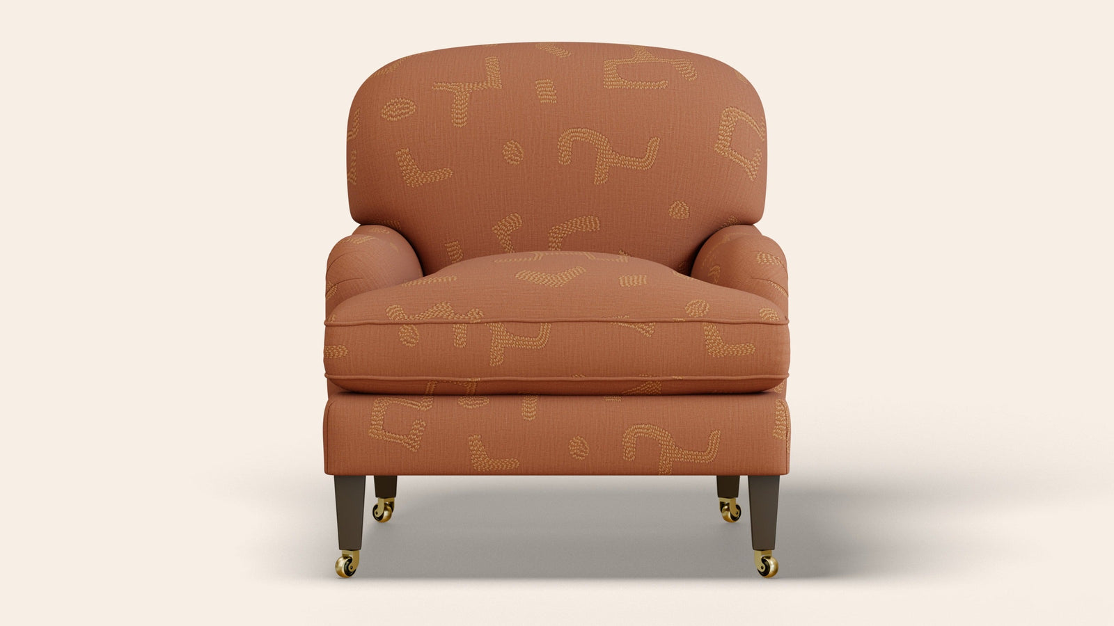 Sofia Armchair, Raphia, Tobacco-