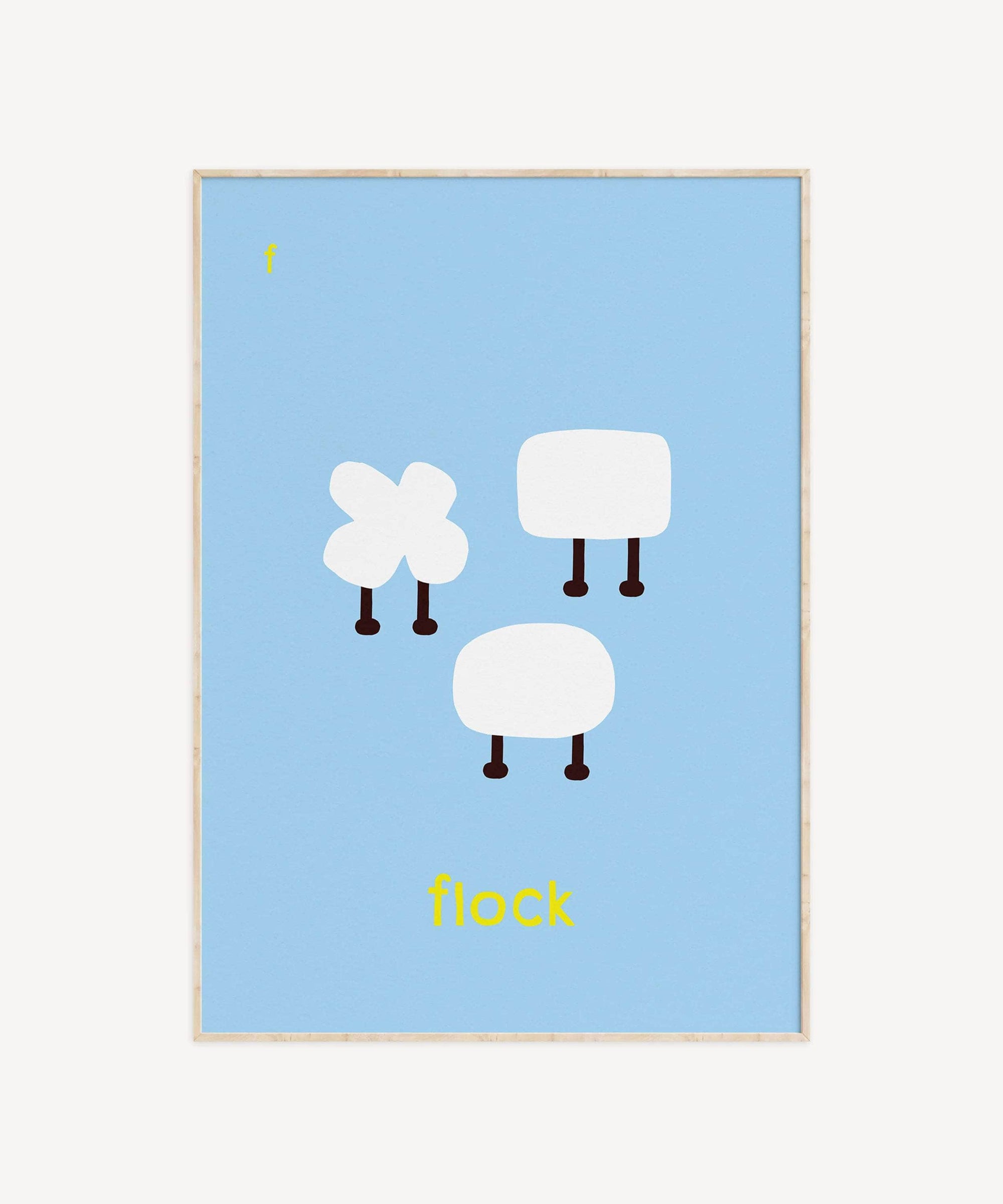 F for Flock Print
