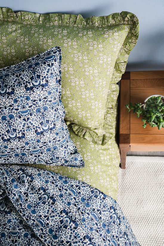 Pillowcase Made With Liberty Fabric Lodden