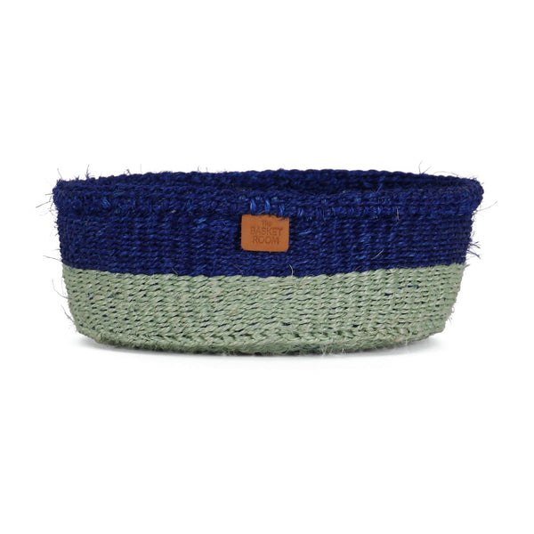 KOMBO: True Blue and Sapling Green Sisal Bread Basket