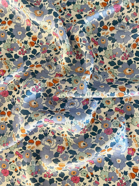 Silk Pillowcase Made With Liberty Fabric Betsy Lavender