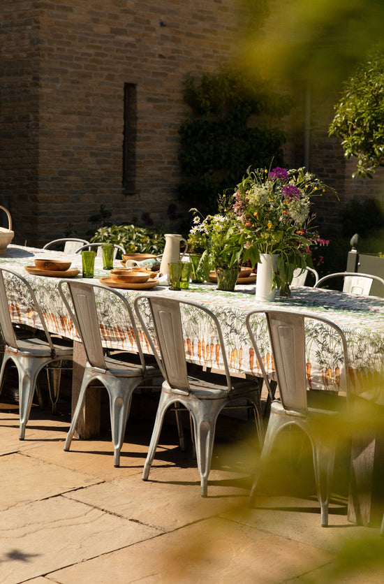 Vegetable Patch Linen Table Cloth