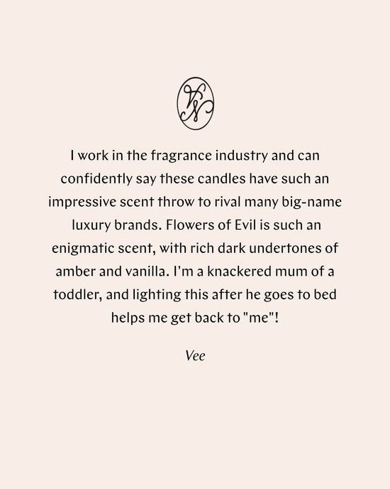 Flowers of Evil Candle