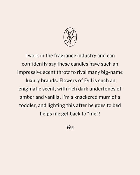 Flowers of Evil Candle
