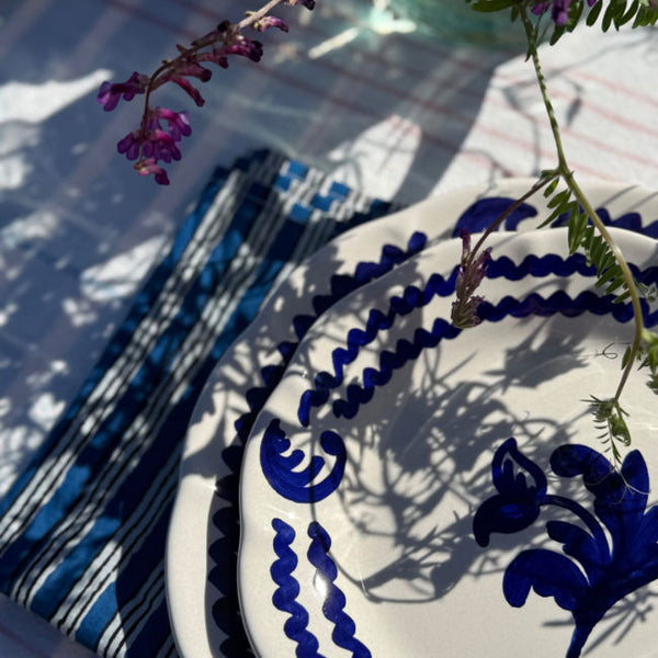 Antica Plate, Blue - 20cm