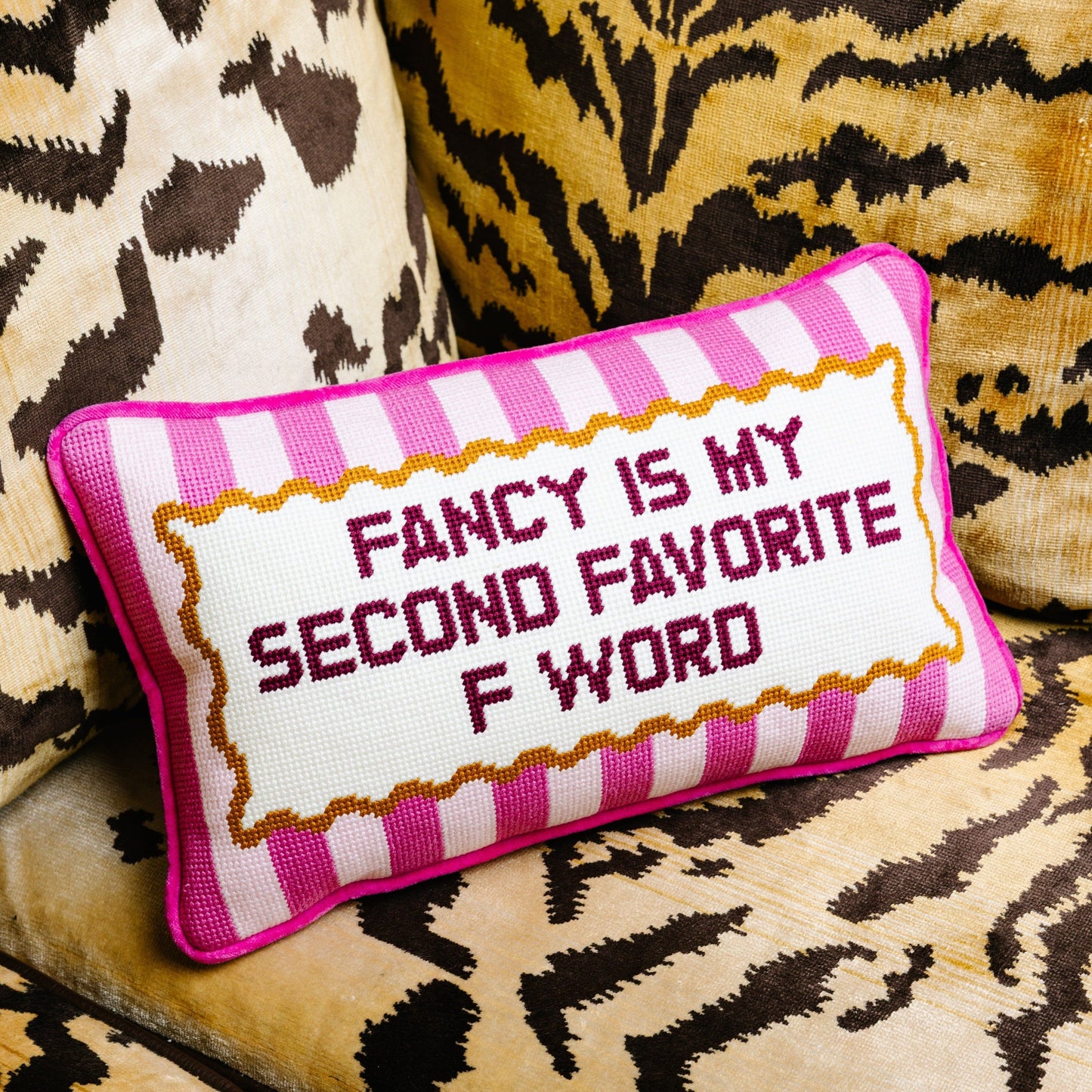 Fancy Needlepoint Pillow