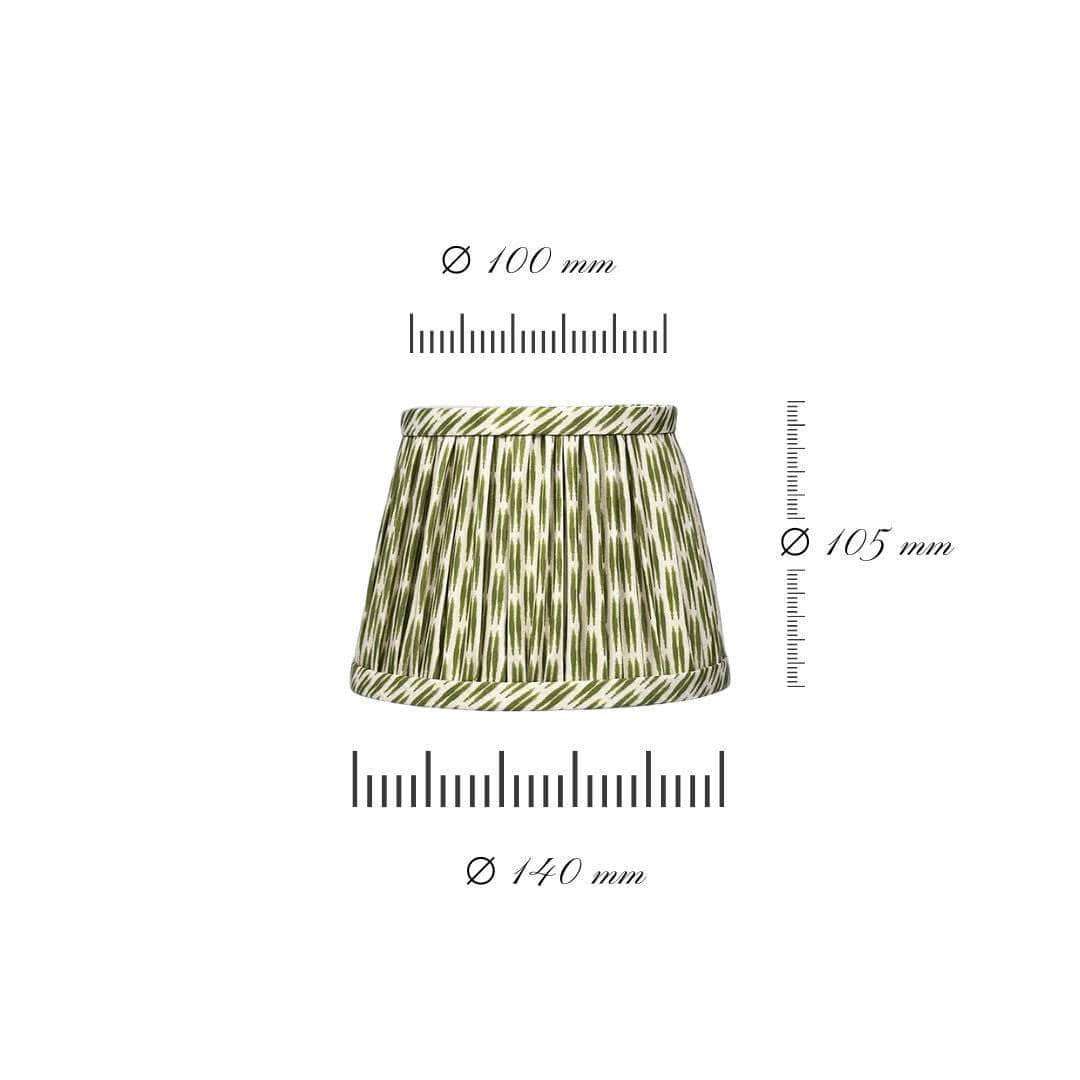 Lampshade Green Ikat