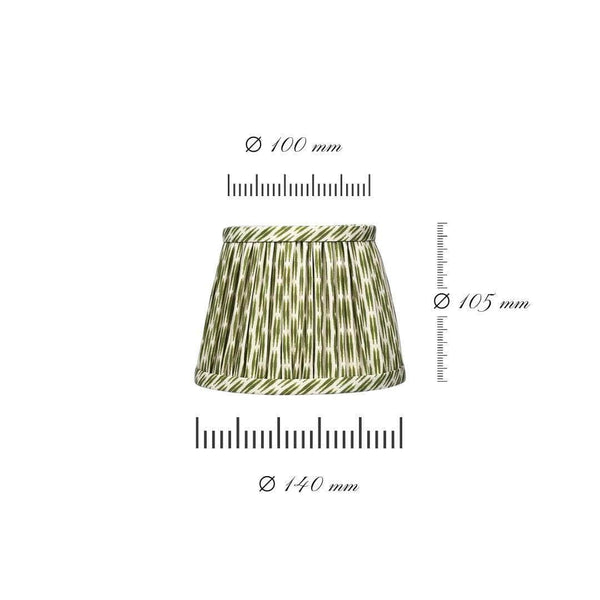 Lampshade Green Ikat