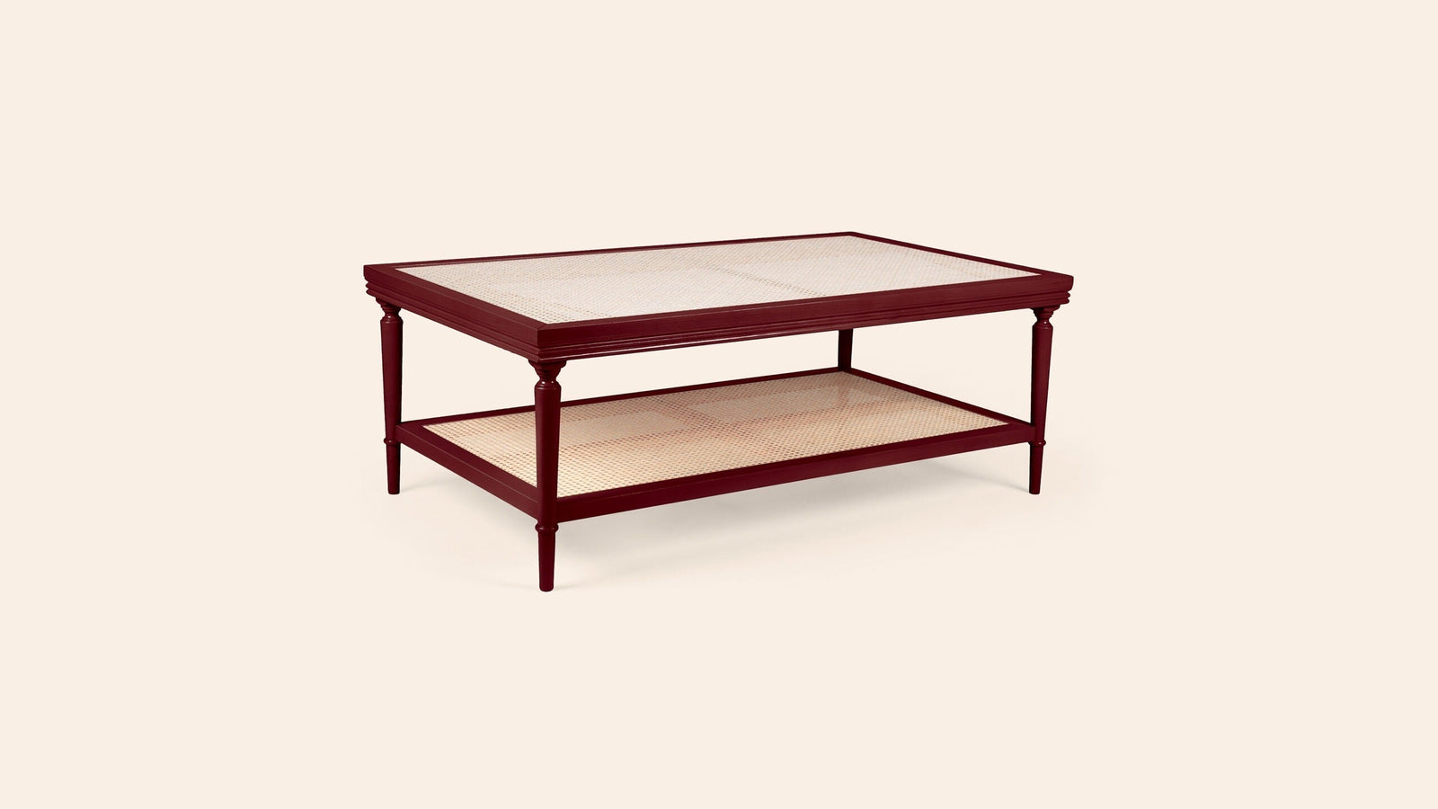 Gaia Coffee Table, Pomegranate