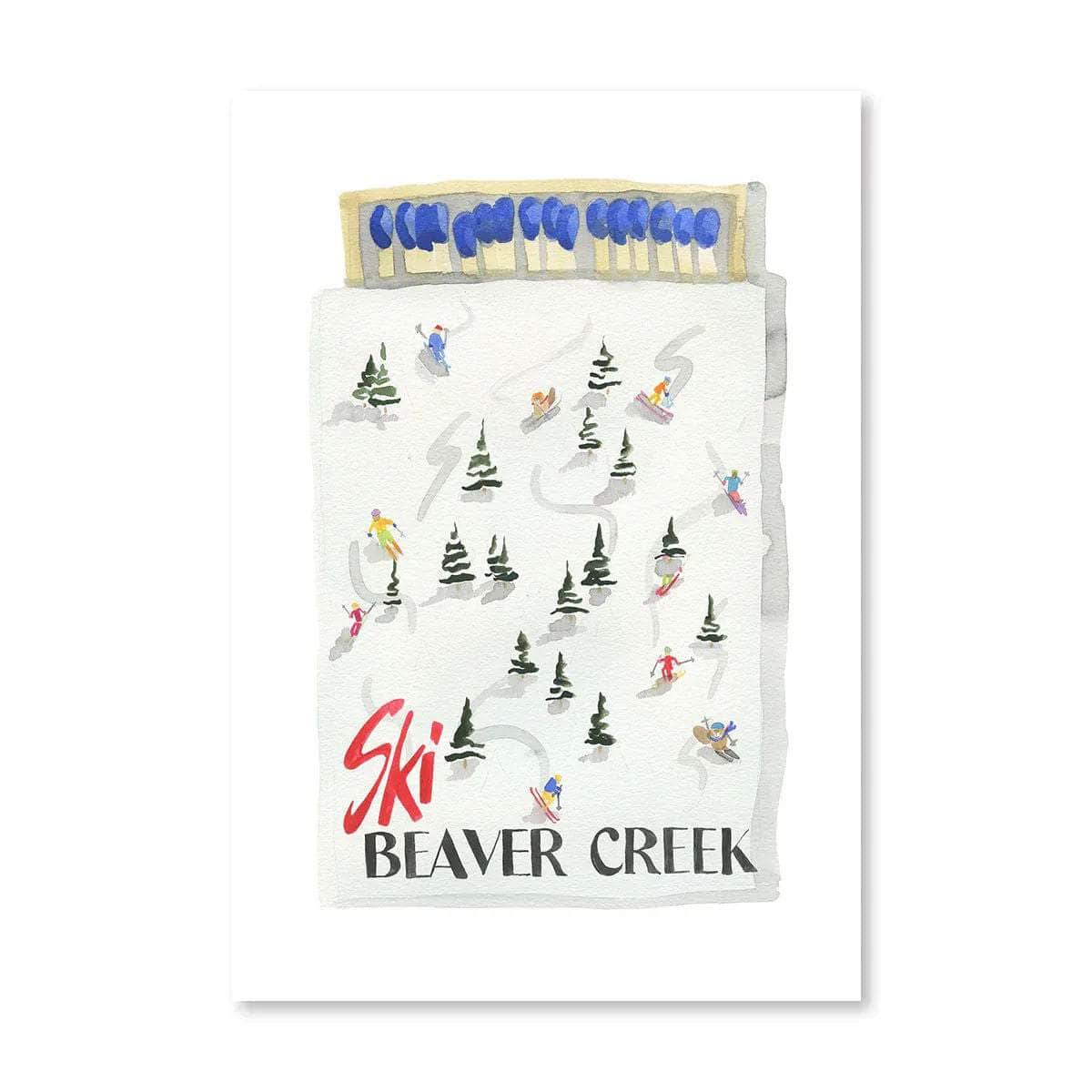 Beaver Creek Colorado Matchbook Print
