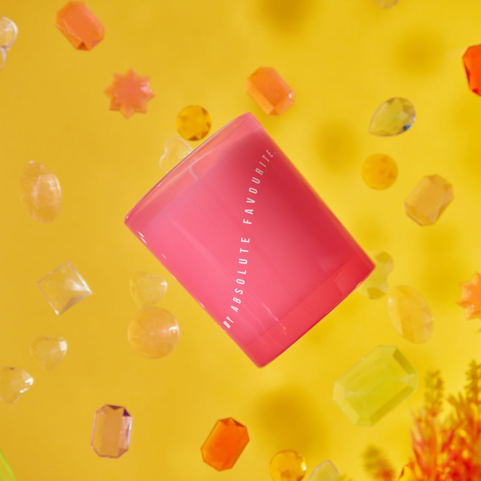 Vibe 'You Are My Absolute Favourite' | White Flowers & Green Stems Scented Candle