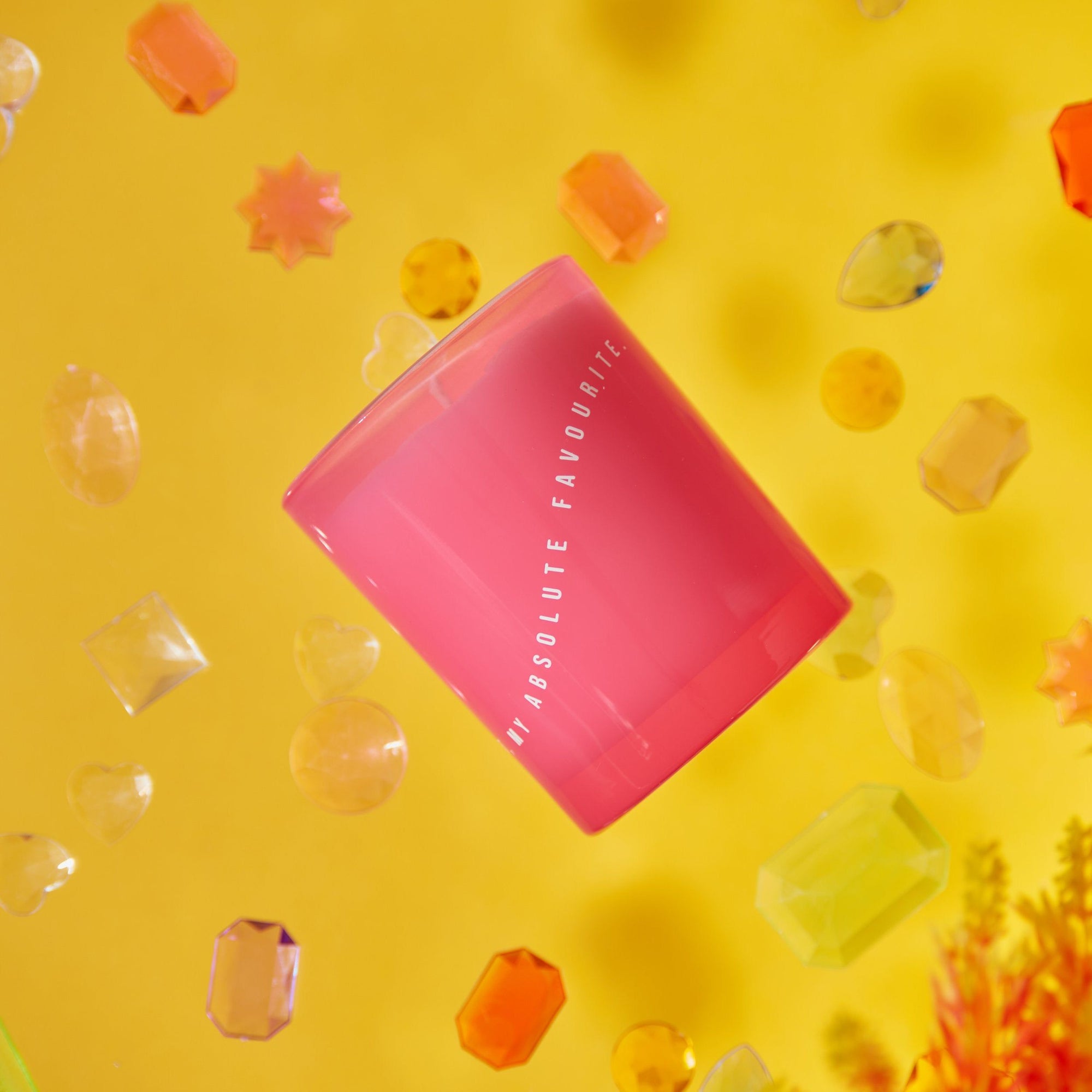 Vibe 'You Are My Absolute Favourite' | White Flowers & Green Stems Scented Candle