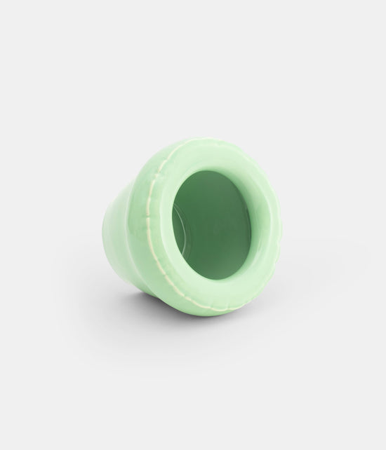 Small Planter 'LOUIS' Mint Gloss