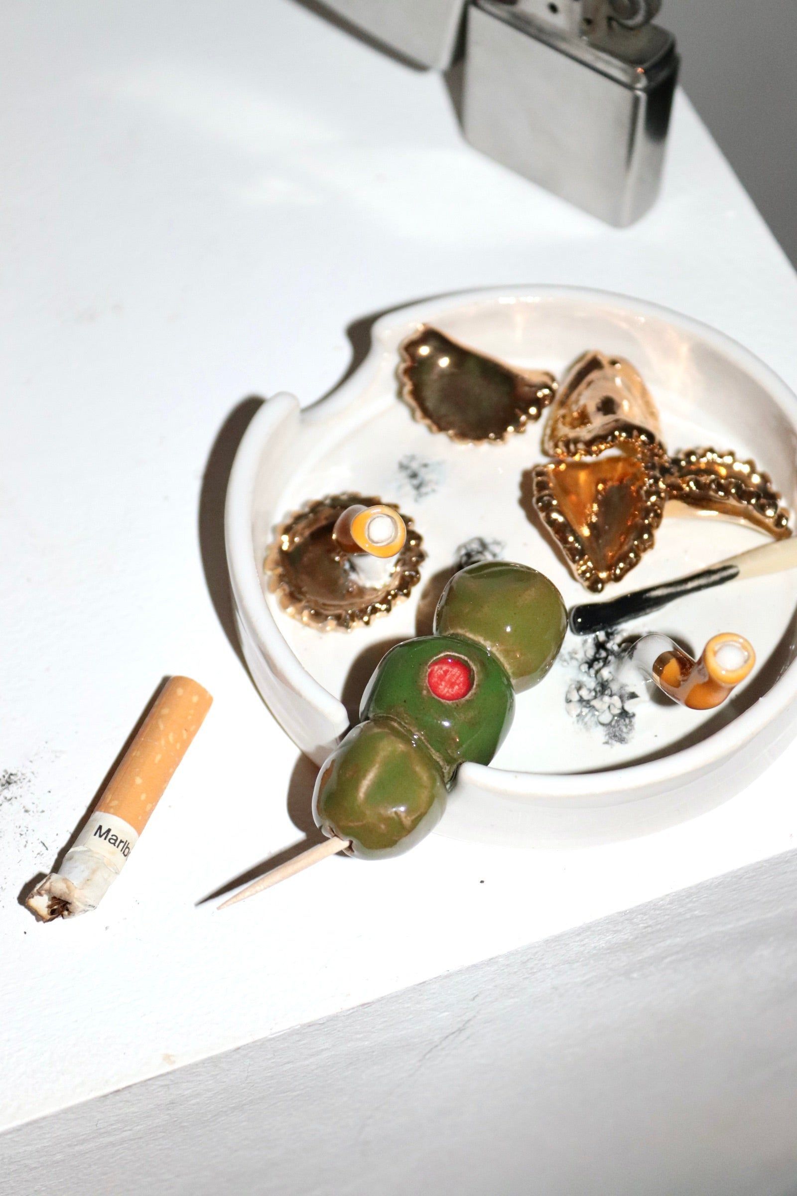 Triple Olive & Beers Ashtray