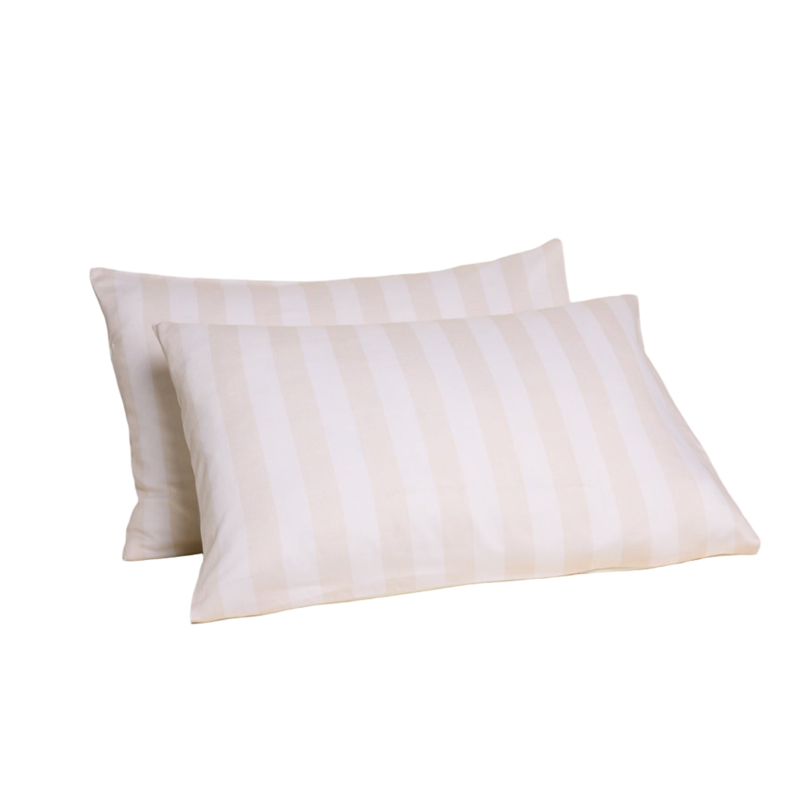 Geo Printed Standard Pillowcases in Natural