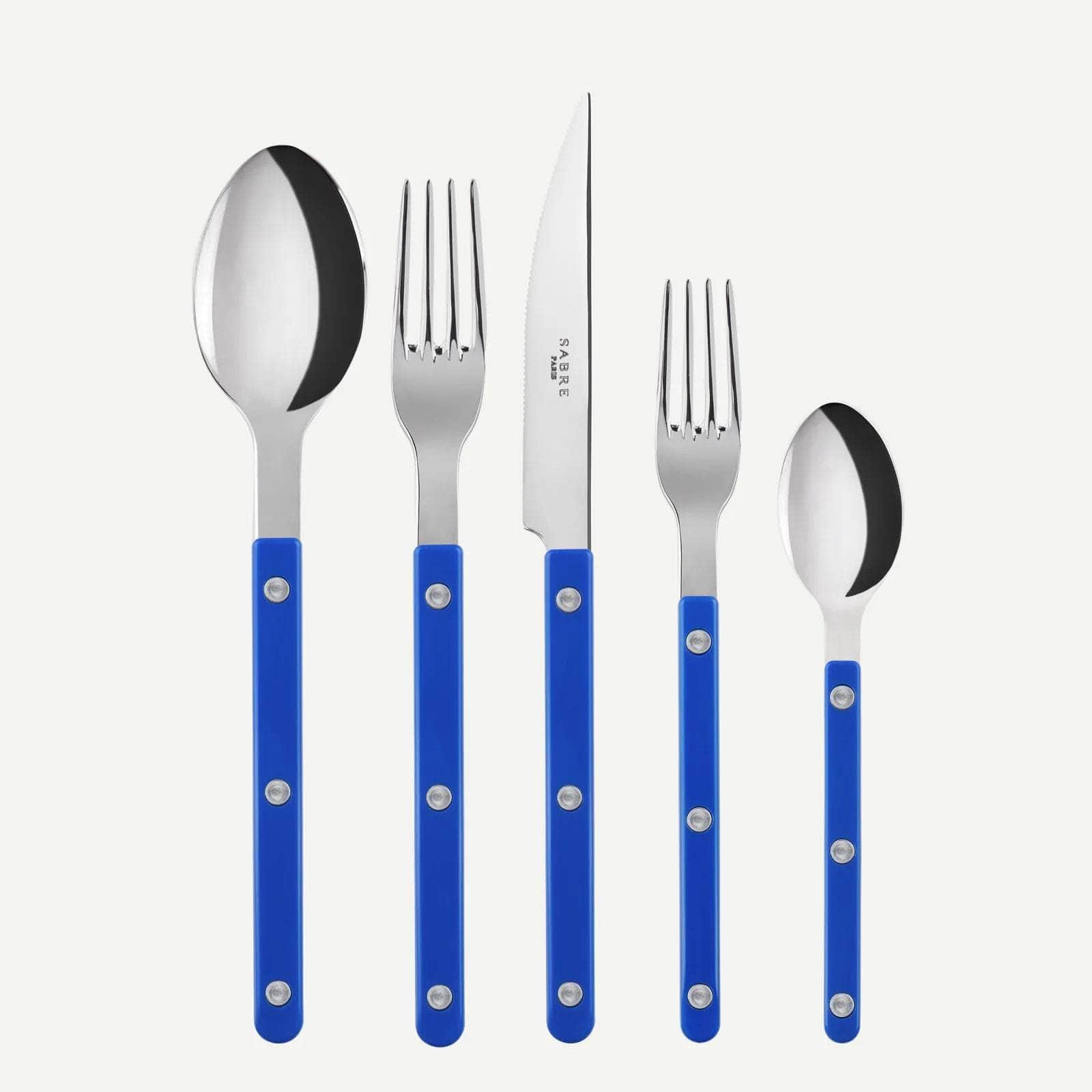 Bistrot 5 PC Cutlery Set, Ultramarine Blue