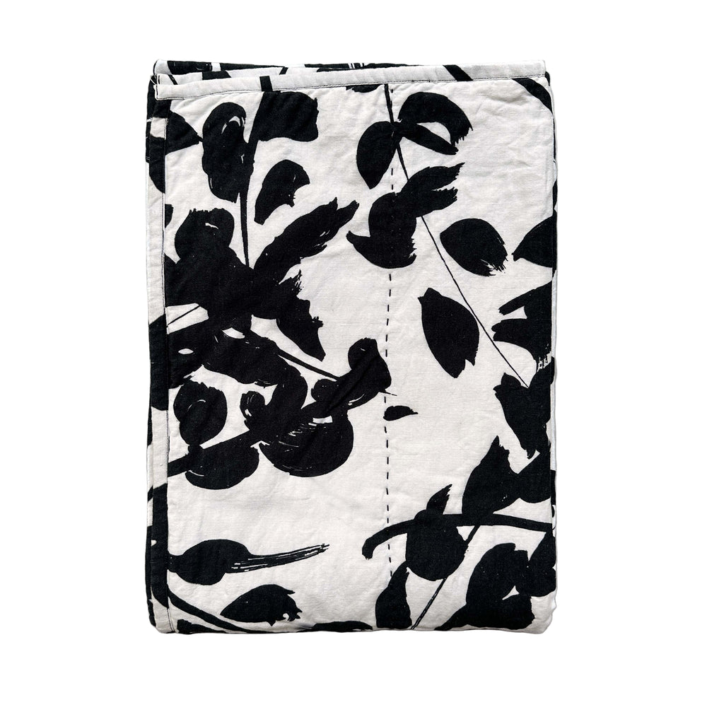 Livia Hand Painted Linen Quilt