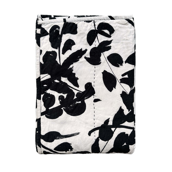 Livia Hand Painted Linen Quilt