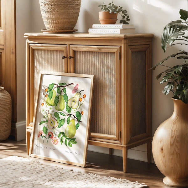 Primula Primrose Pear Art Print-