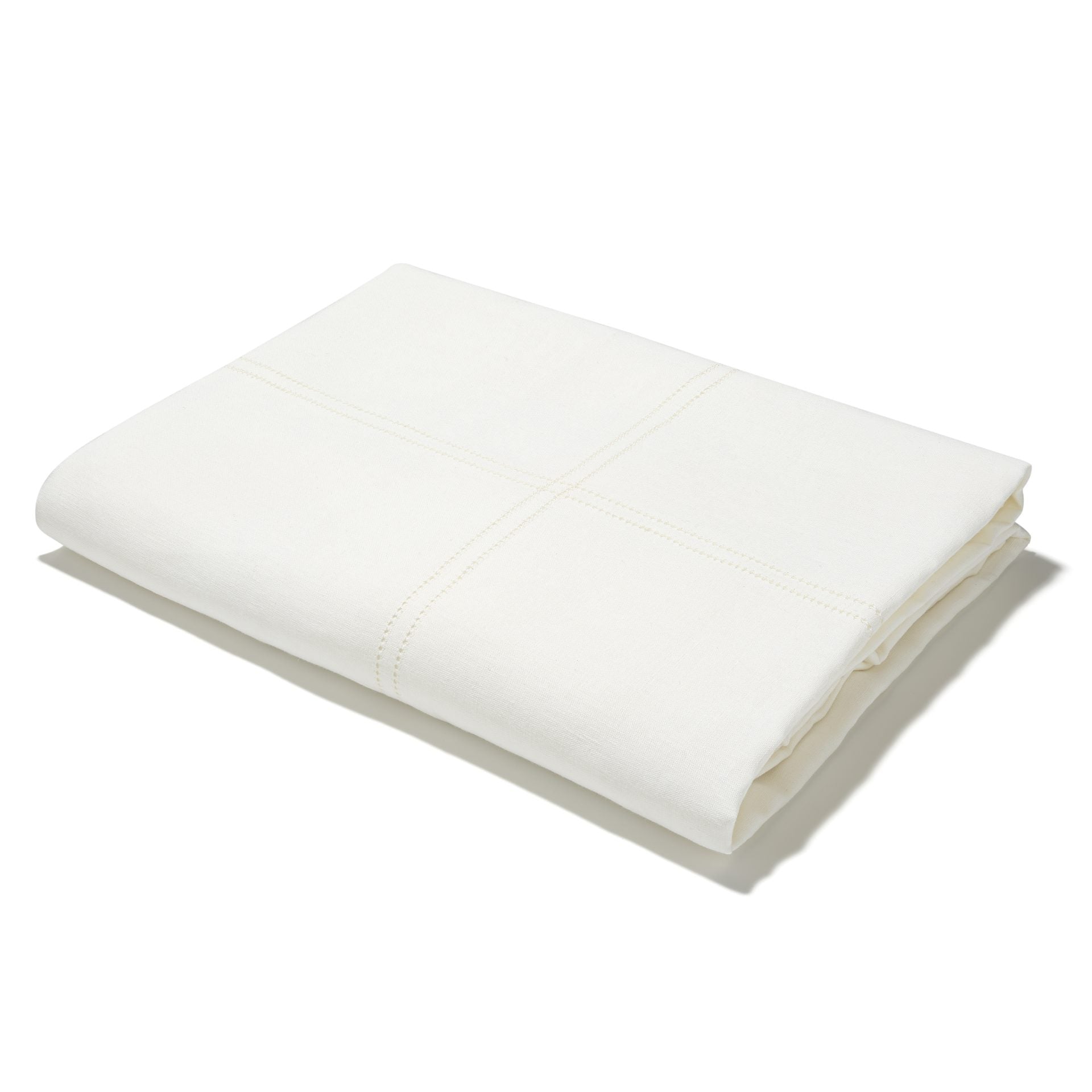 Duvet Cover Hemstitch Ivory White