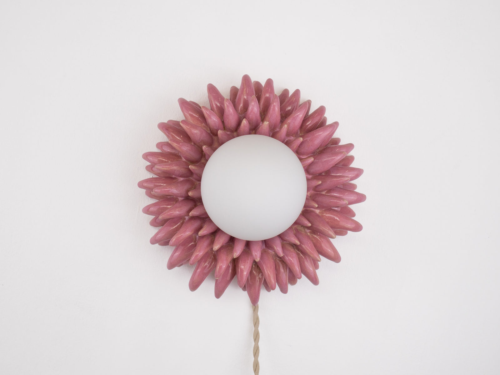 'Porcupine' Wall Light - Pink