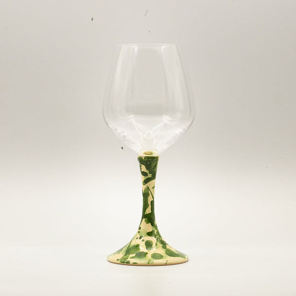The Wine Goblet with Ceramic Stem Set of 2