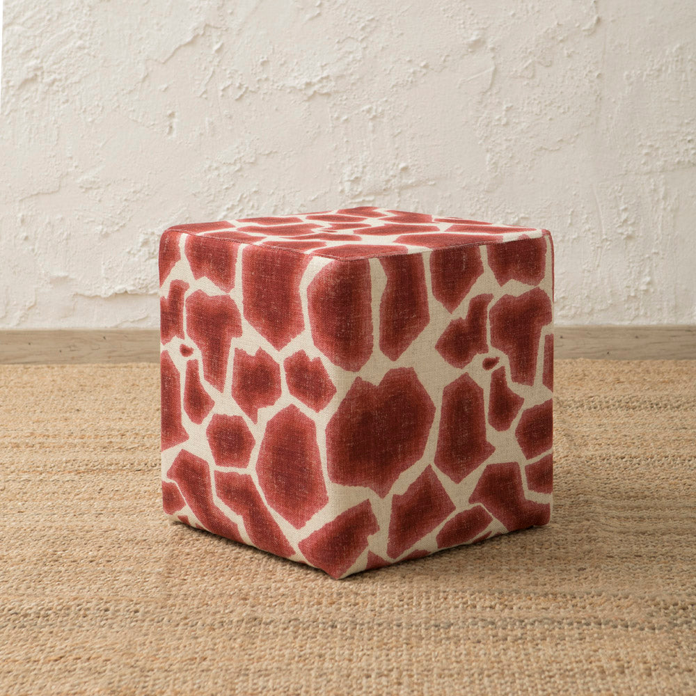 Llanes Calobra Red Pouf