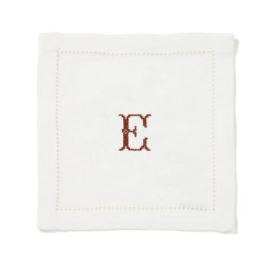 MF: Personalised Hemstitch Cocktail Napkin