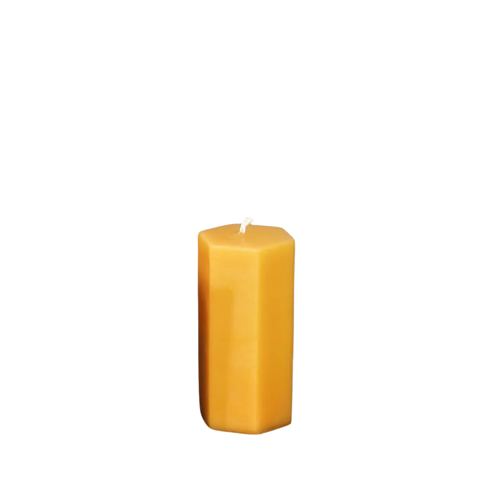 Saffron Hexagon Candle (Medium)