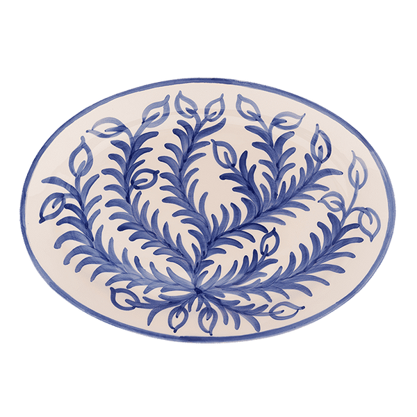 Large Blue Vina Platter