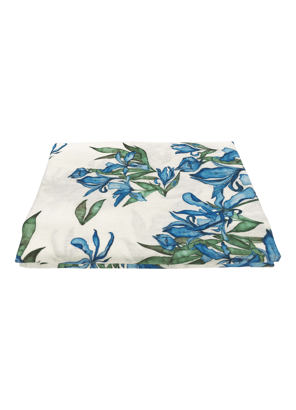 Iris Border Linen Table Cloth