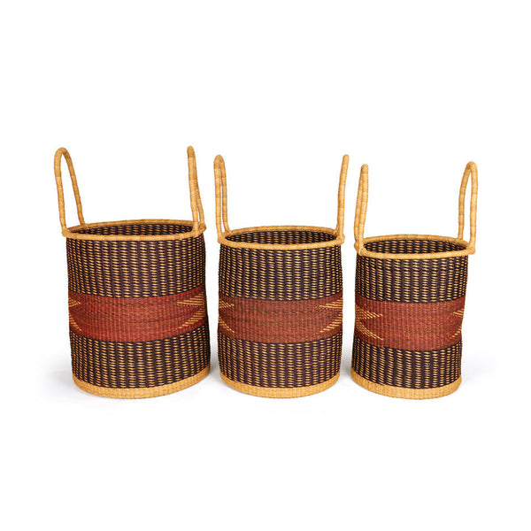 AFUOM: Navy & Purple Log or Laundry Basket