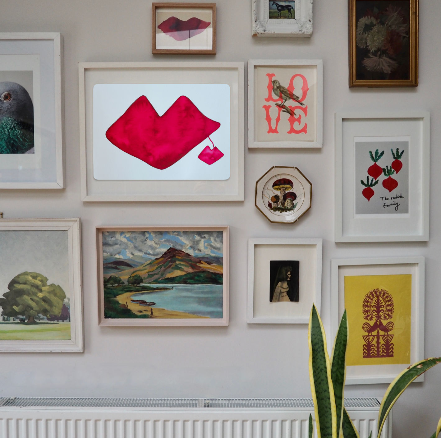 Original Painting of Lips #6