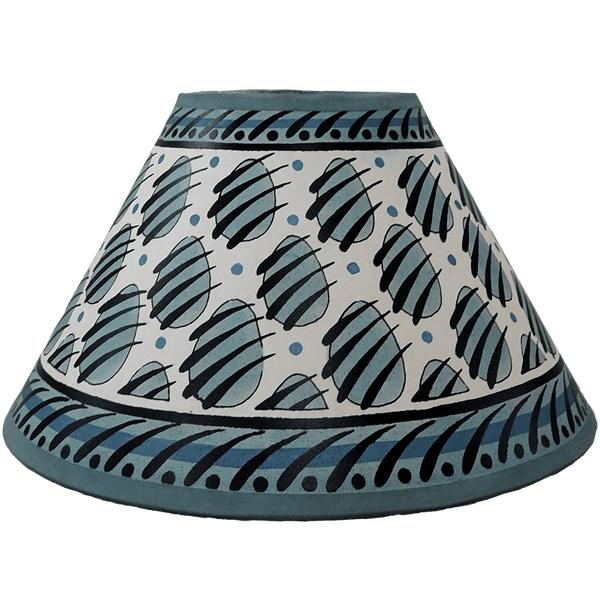 Paw Print Hand Painted 10" Lampshade in Blue