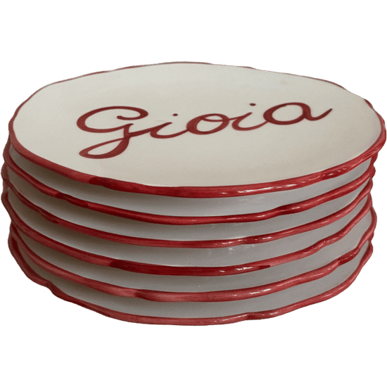 Set of 6 Bellissimo - 20 cm Plates