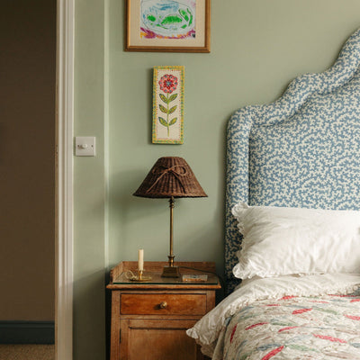 Bow Rattan Lampshade