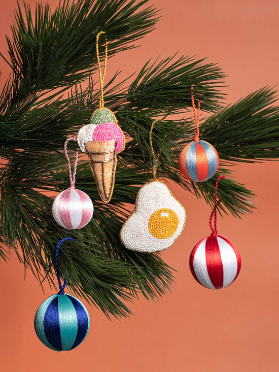Fried Egg Ornament