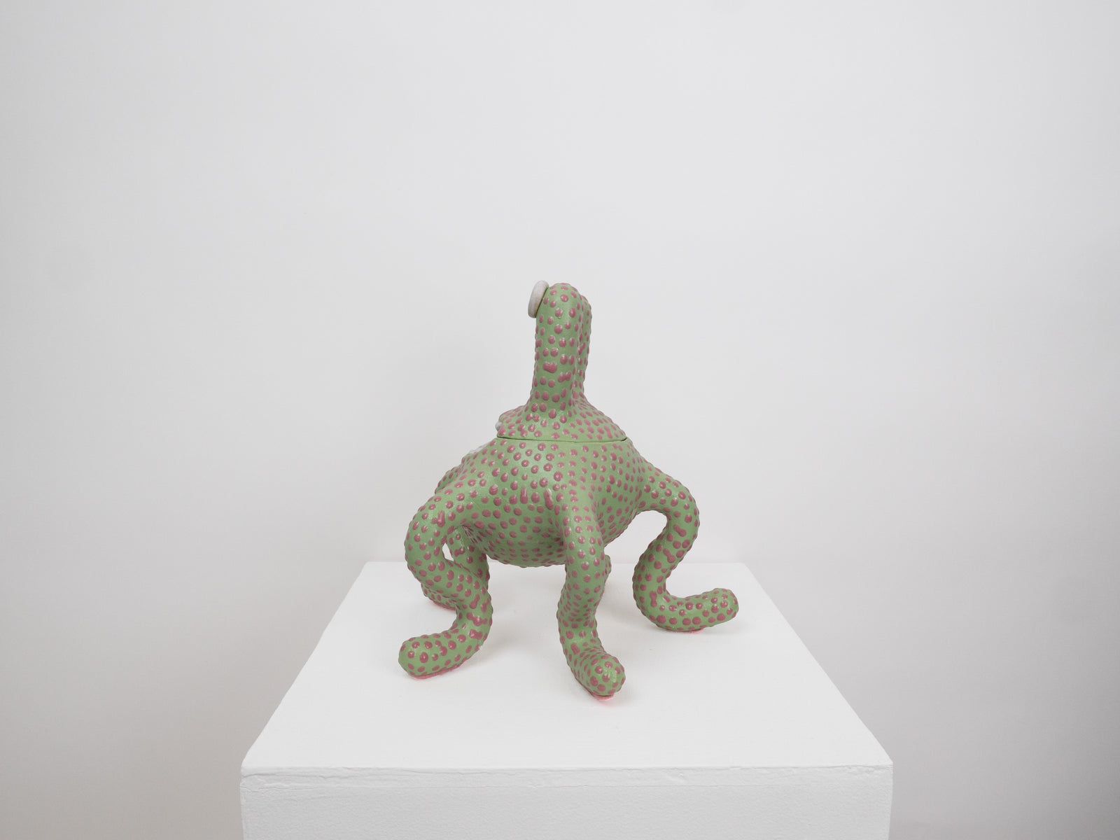 Odie Monster - Green and Pink Dots