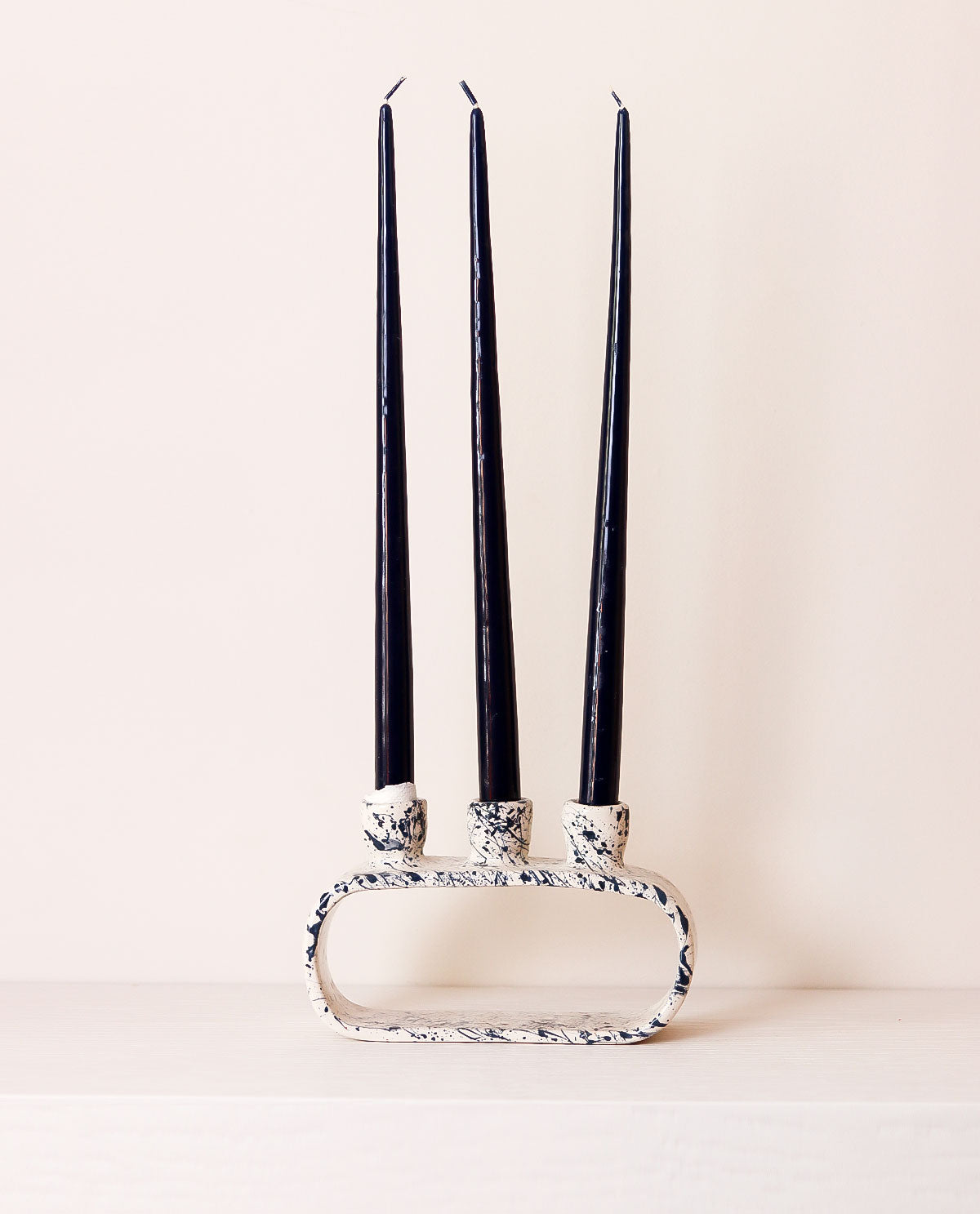 Handmade Ceramic Triple Candle Holder