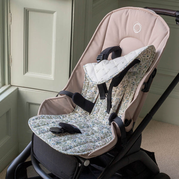 Pram Liner - Riverbank / Nettle Scatter