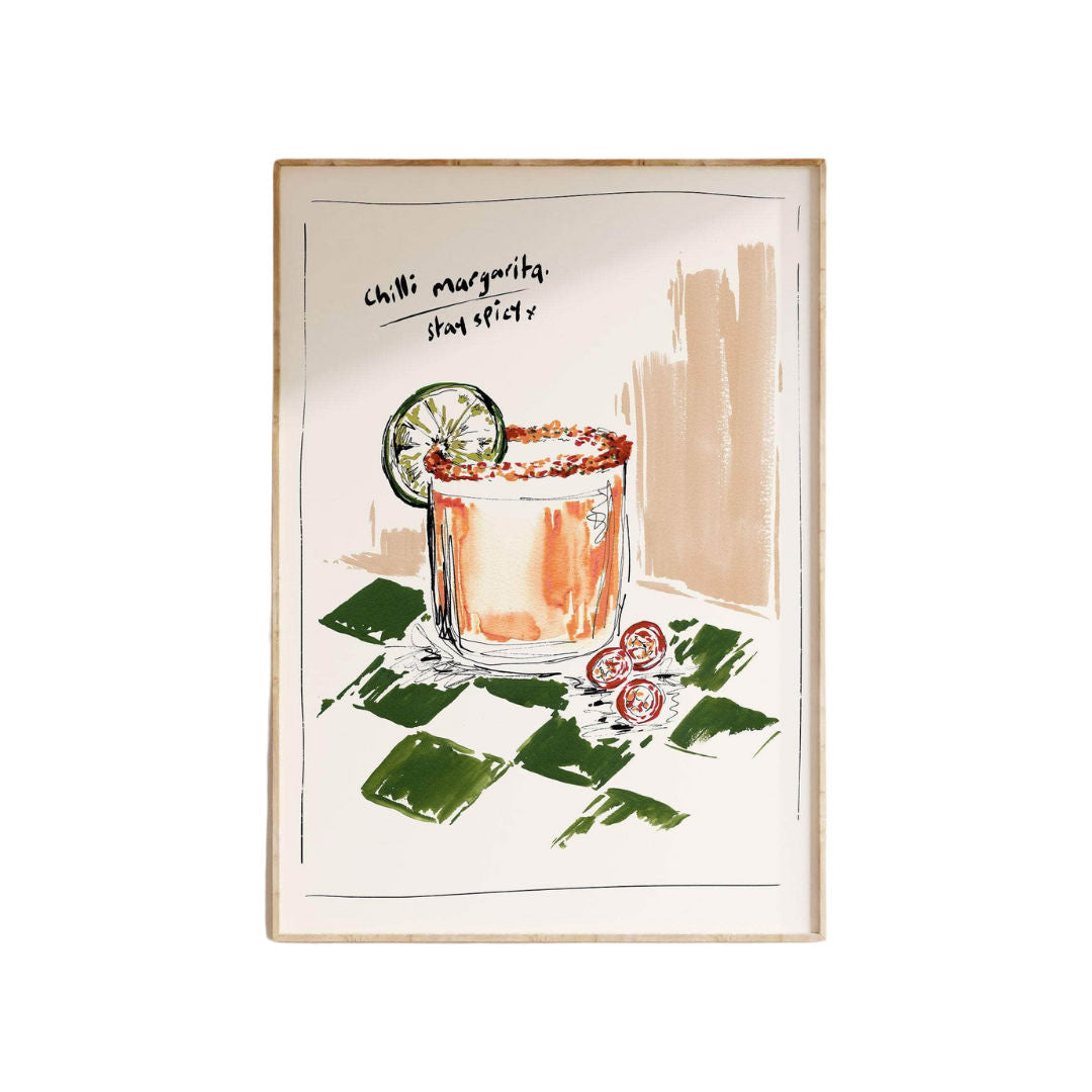 Chilli Margarita' Print