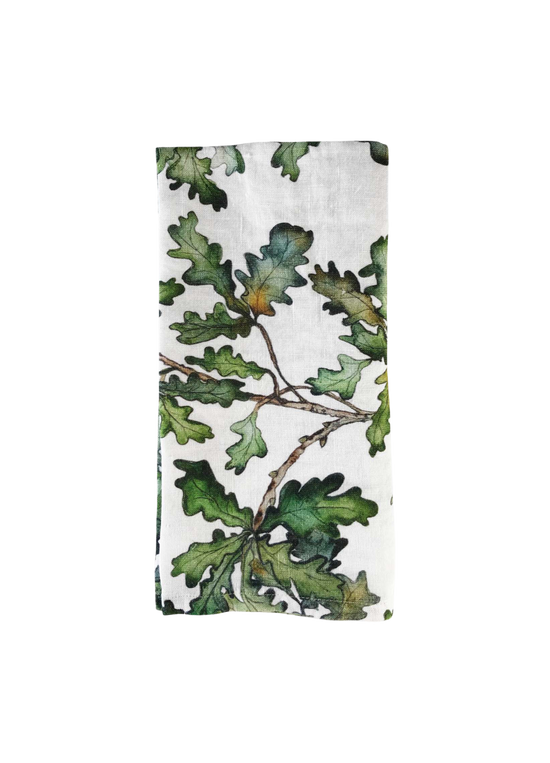 Oak Leaf Linen Napkin